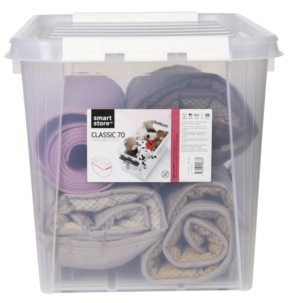 Förvaringslåda med lock Smartstore 72x40x38 cm, 70 liter Classic 70