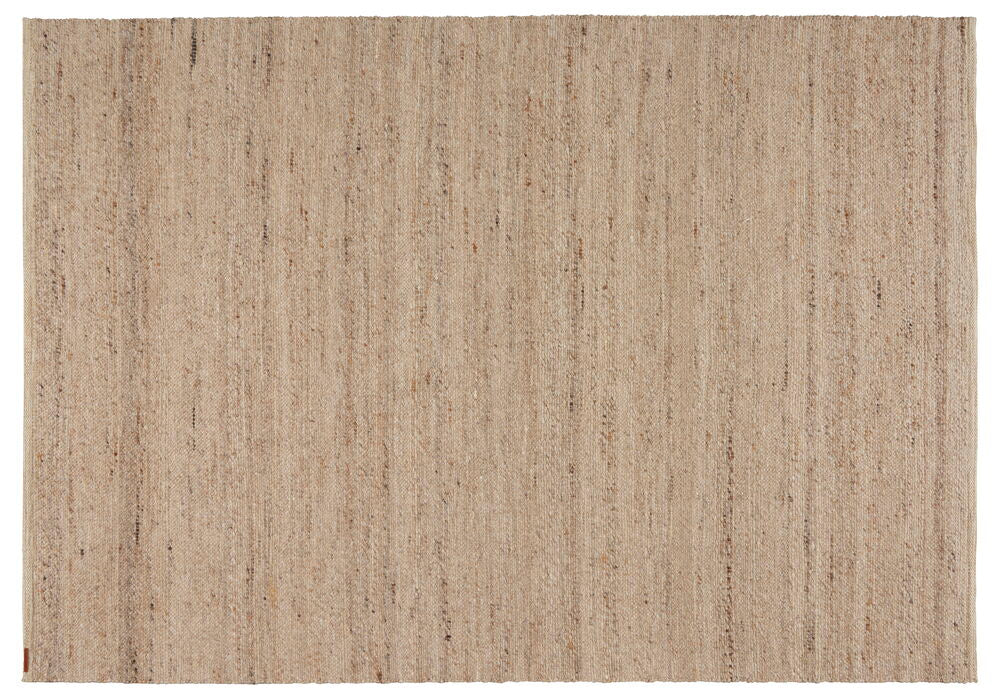 Matta i ullblandning Elsaform Asta 200x290 cm Beige 65% ull / 26% polyester / 9% övriga fibrer