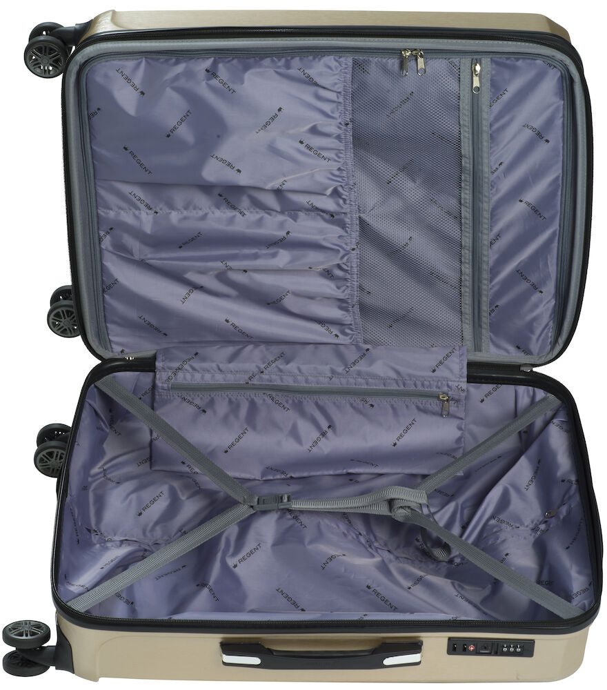 Resväska Medium Regent Premium 68,5x46x27,5 cm 3,8 kg 61-74 l Svart ABS/PC TSA-lås