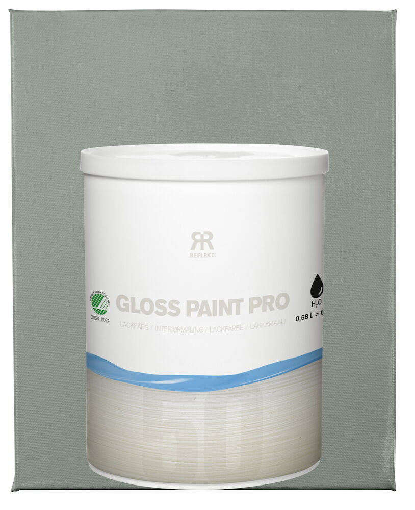 Lackfärg Pro 0,68 liter Eucalyptus green Halvblank S3005-B80G