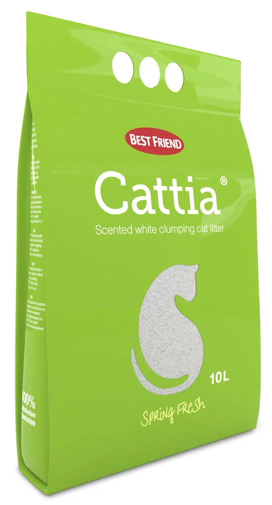Kattsand Cattia 10 l Spring Fresh Klumpbildande
