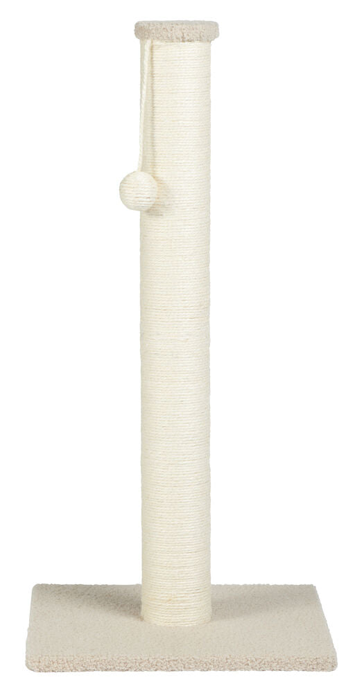 Klöspelare med boll 38,5x38,5x80 cm Off-white Sisal Stor