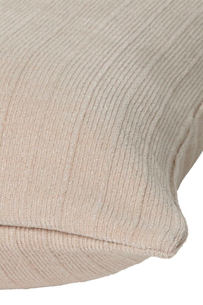 Kuddfodral Louise Beige Polyestersammet Passar innerkudde 50x50 cm