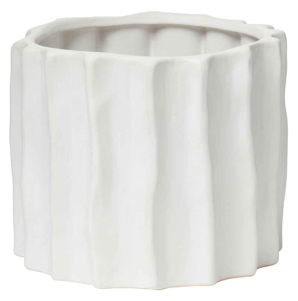 Kruka Ellie 20 cm Vit Stengods