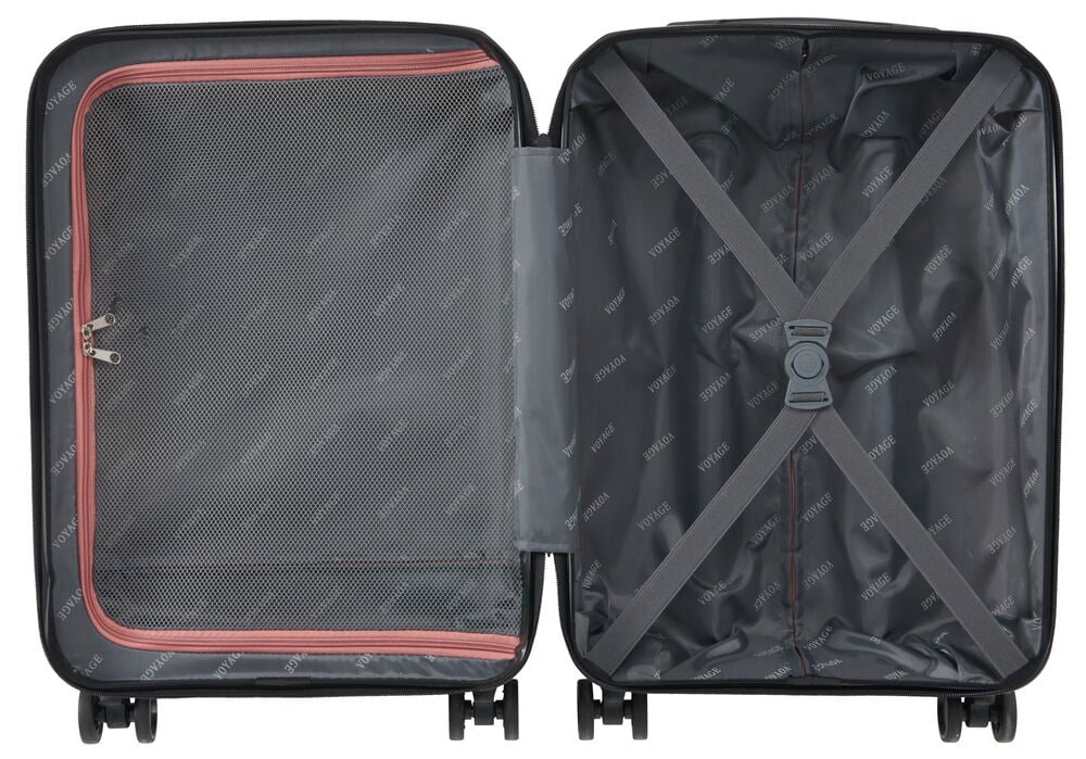Kabinväska Voyage 55x36,5x22,5 cm 2,5 kg Rosérosa TSA-lås