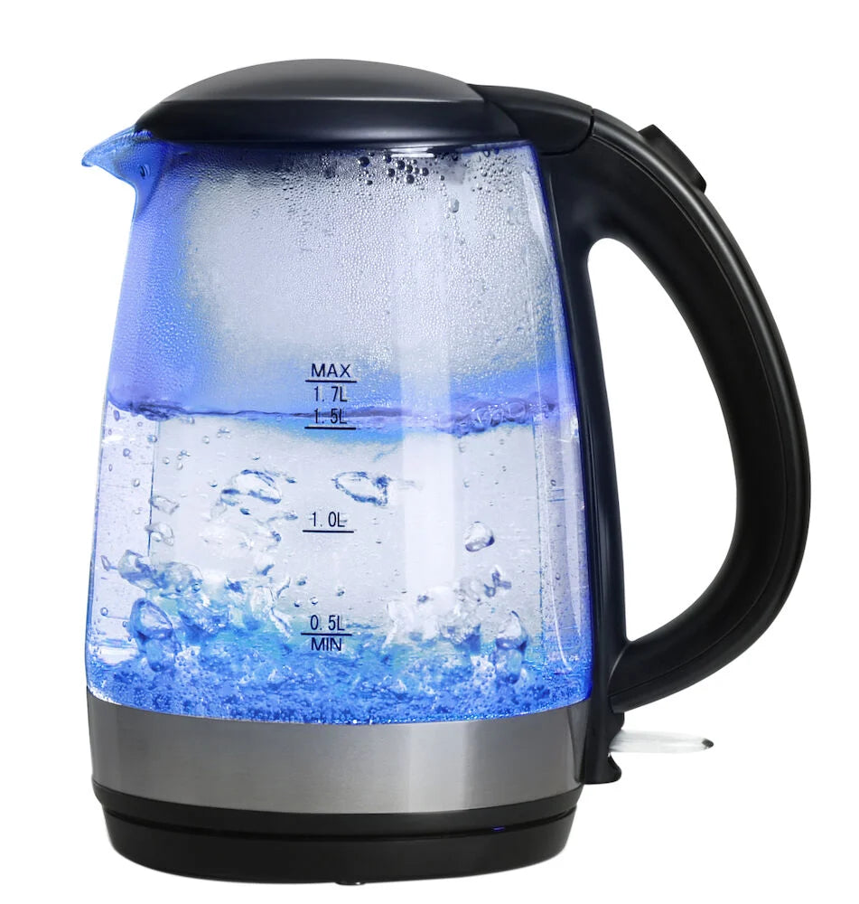 Vattenkokare 2000 W 1,7 liter Glas EKG19