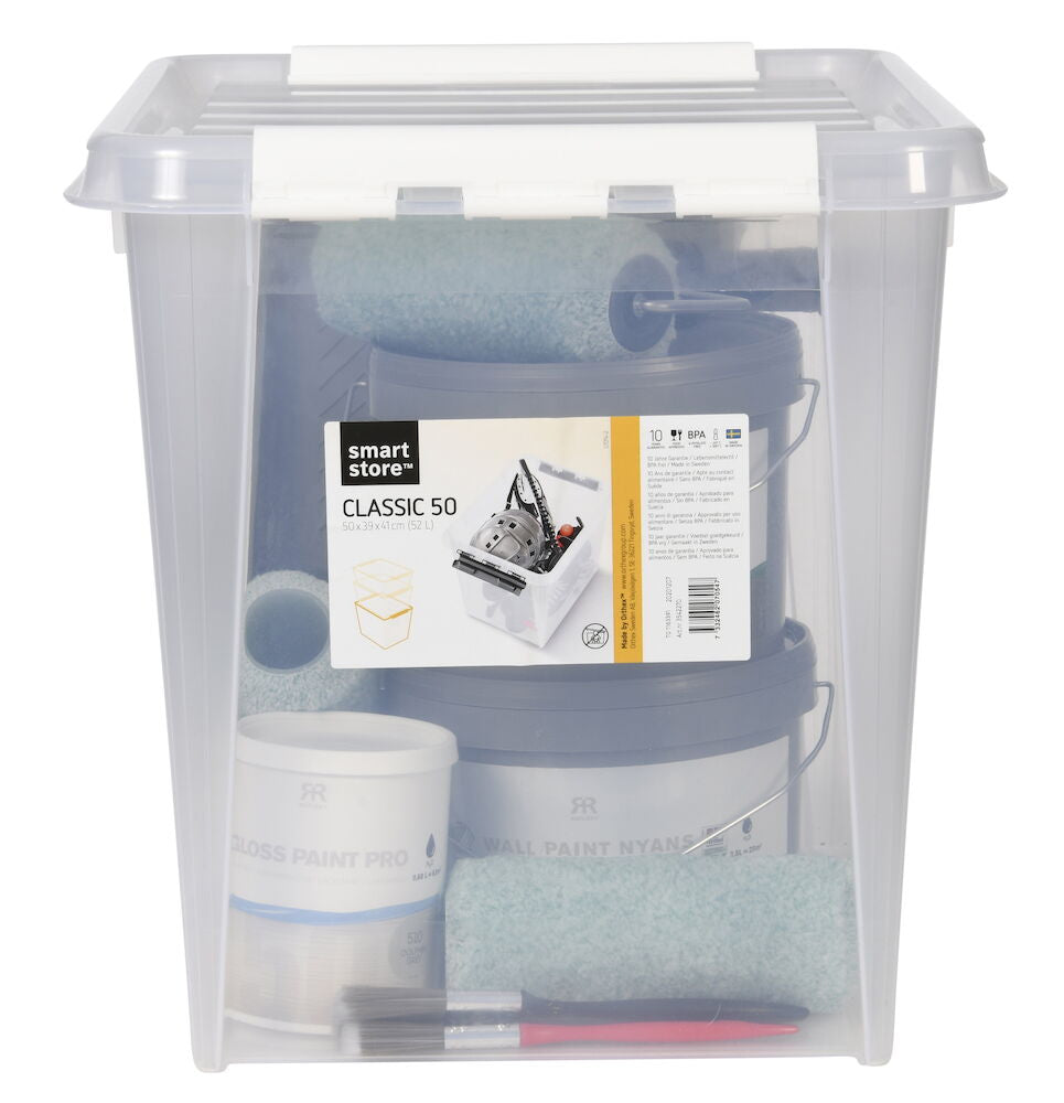 Förvaringslåda med lock Smartstore 50x39x41 cm, 52 liter Classic 50