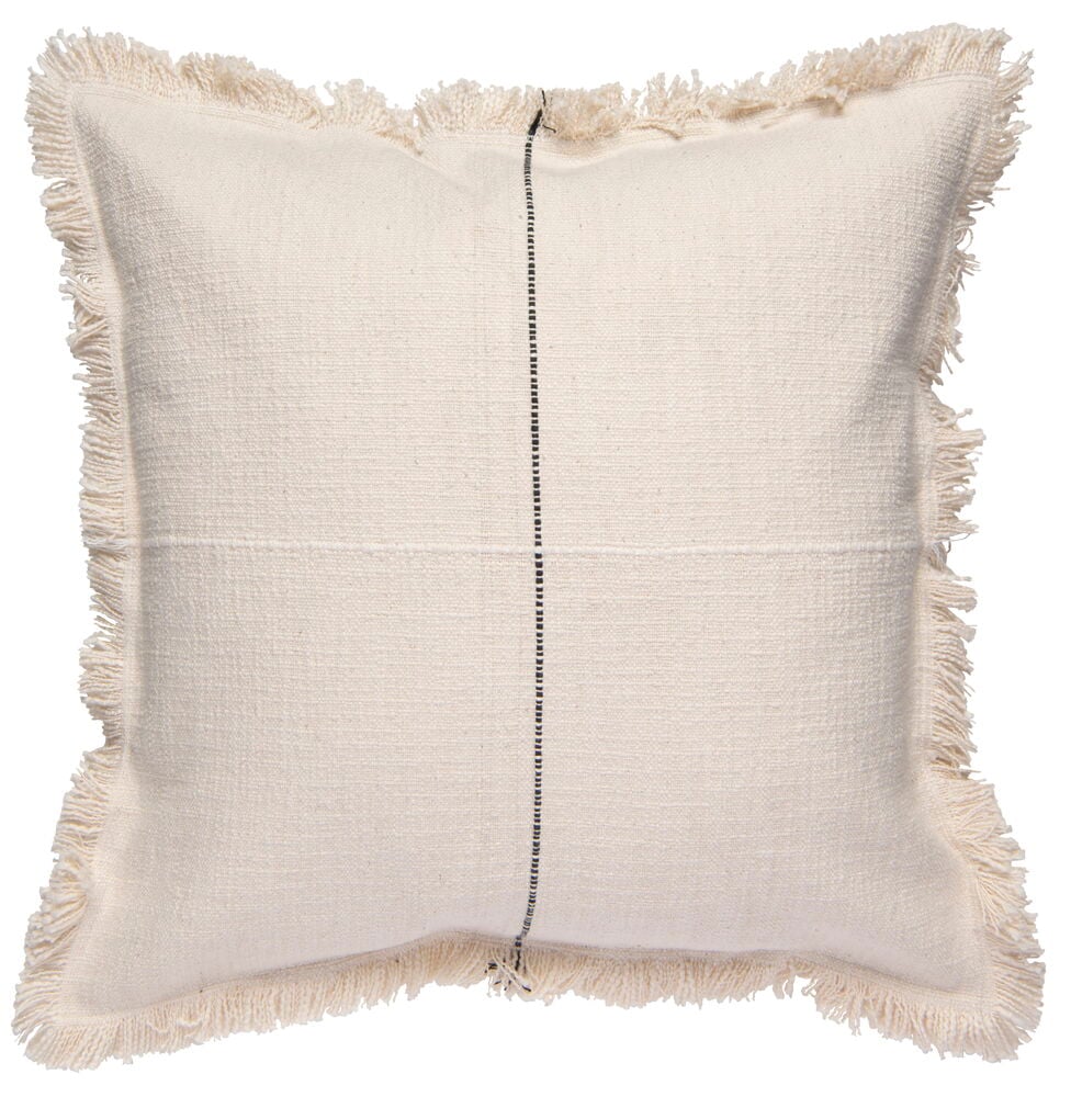 Kuddfodral Tuva Off-white Bomull Passar innerkudde 50x50 cm
