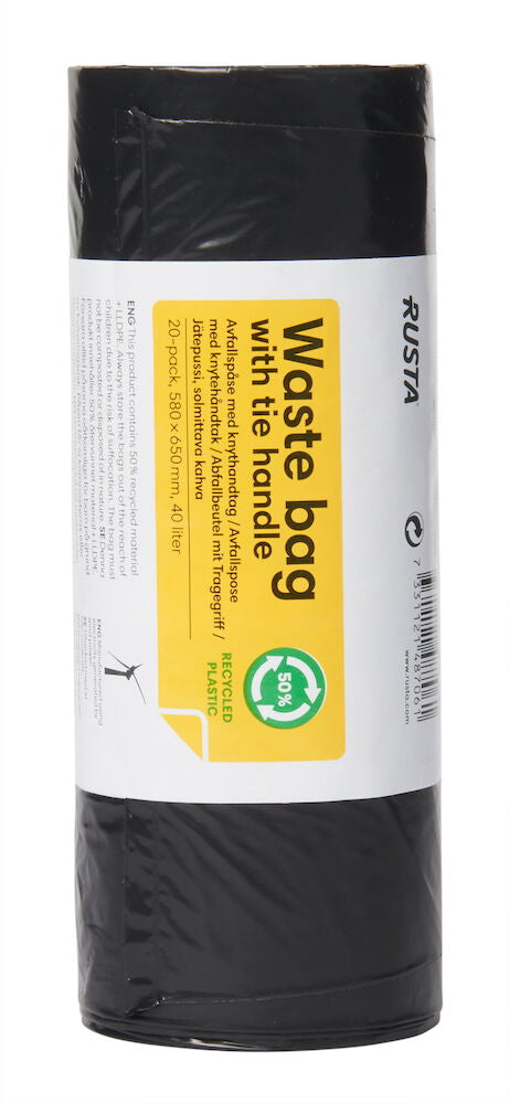 Avfallspåse 40 liter Blandade färger