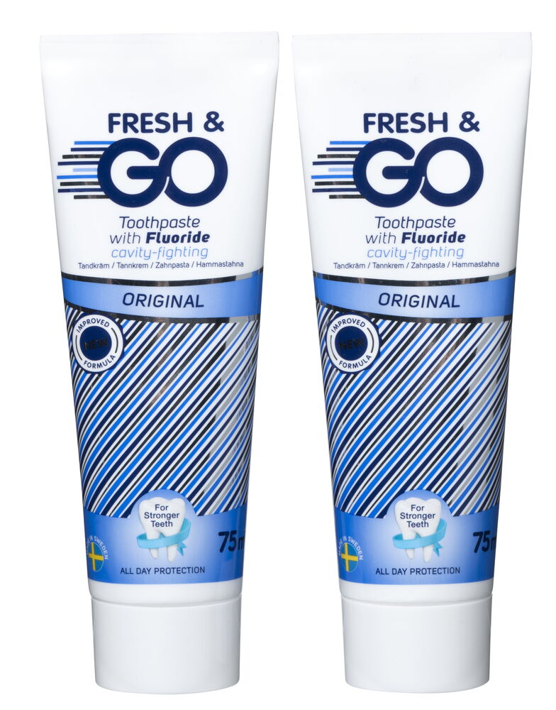 Tandkräm Fresh & Go 75 ml Original