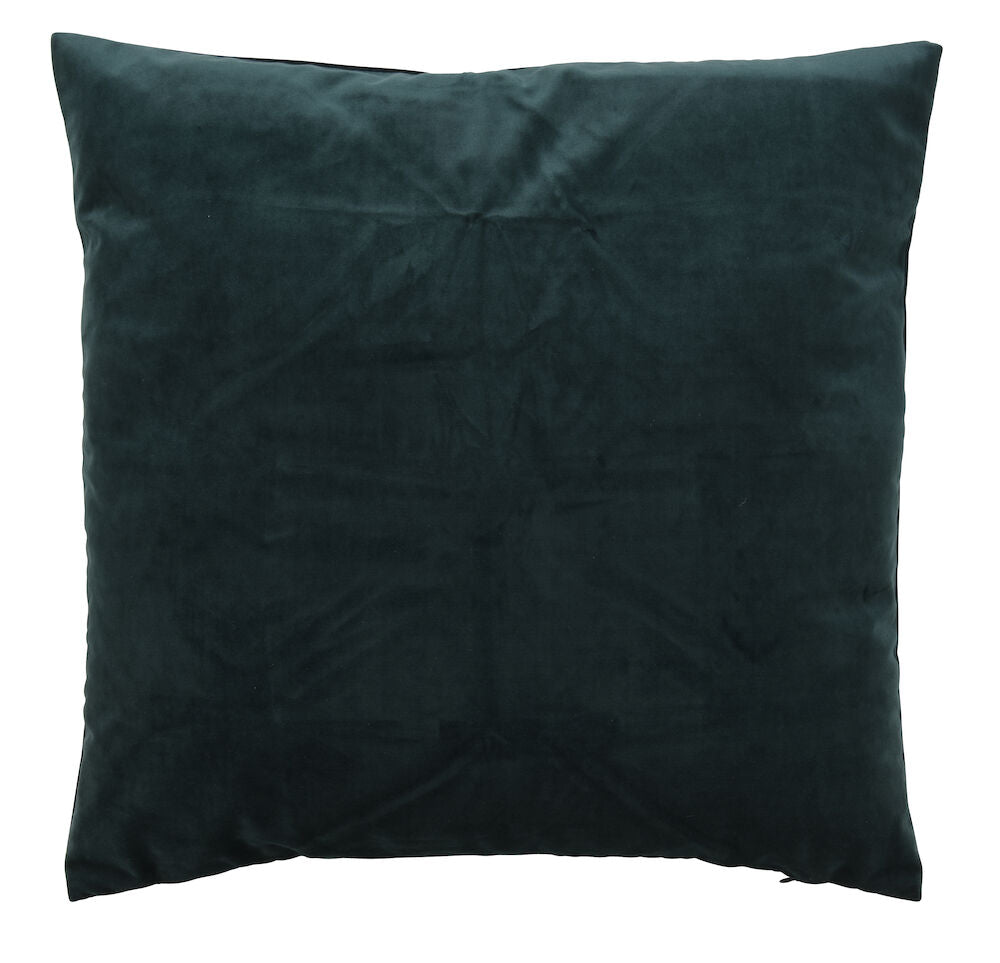 Kuddfodral Viola Grön Polyestersammet Passar 50x50 cm