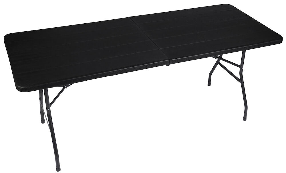 Hopfällbart bord Design 180x74x74 cm Svart