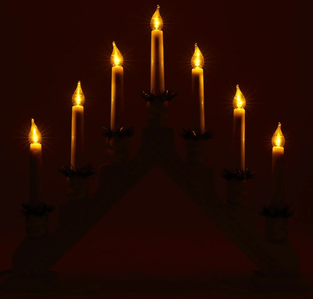 Reservlampa LED Flame 10-55V/0,2W, E10, 7 -pack