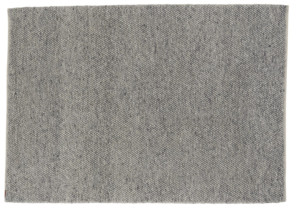 Matta i ullblandning Elsaform Annie 200x290 cm Grå 65% ull / 35% polyester