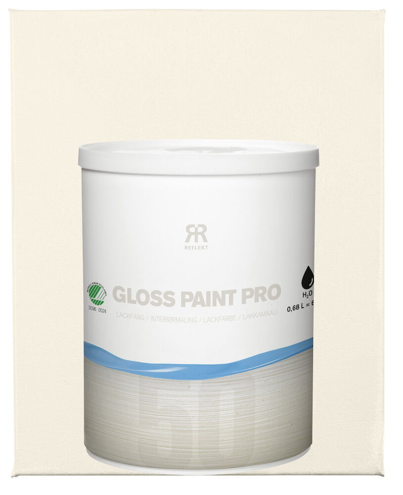 Lackfärg Pro 0,68 liter Antique white Halvblank S0502-Y