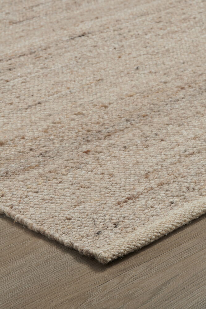 Matta i ullblandning Elsaform Asta 200x290 cm Beige 65% ull / 26% polyester / 9% övriga fibrer