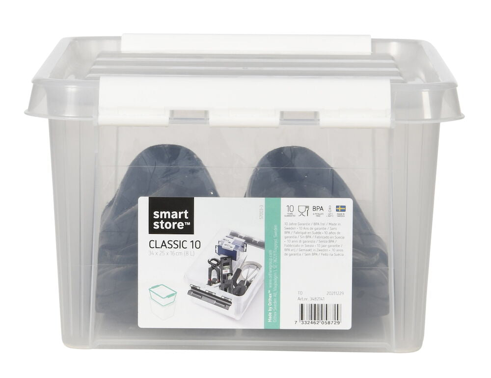 Förvaringslåda med lock Smartstore 34x25x16 cm, 8 l Classic 10