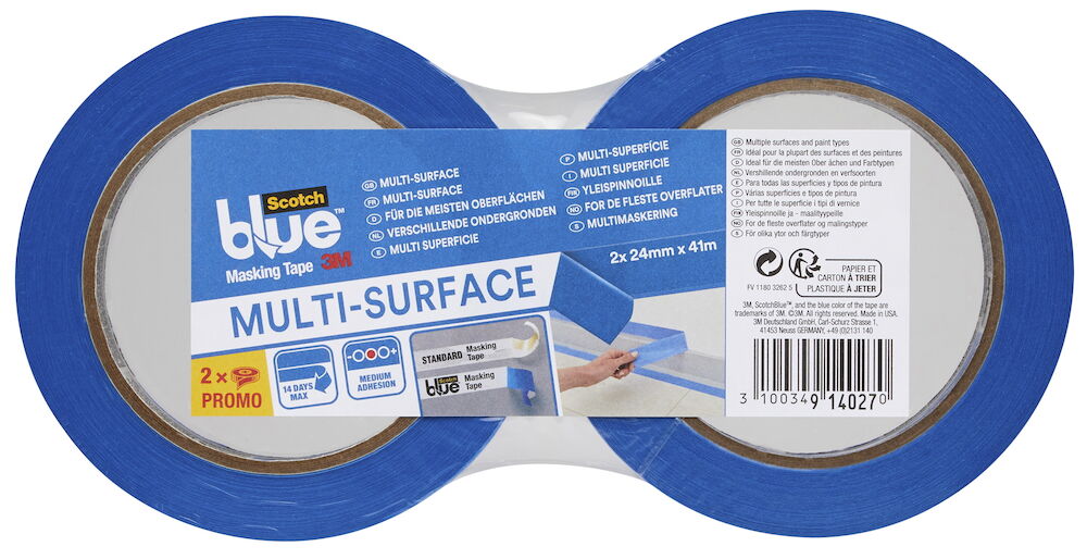 Maskeringstejp ScotchBlue 2 -pack Promo
