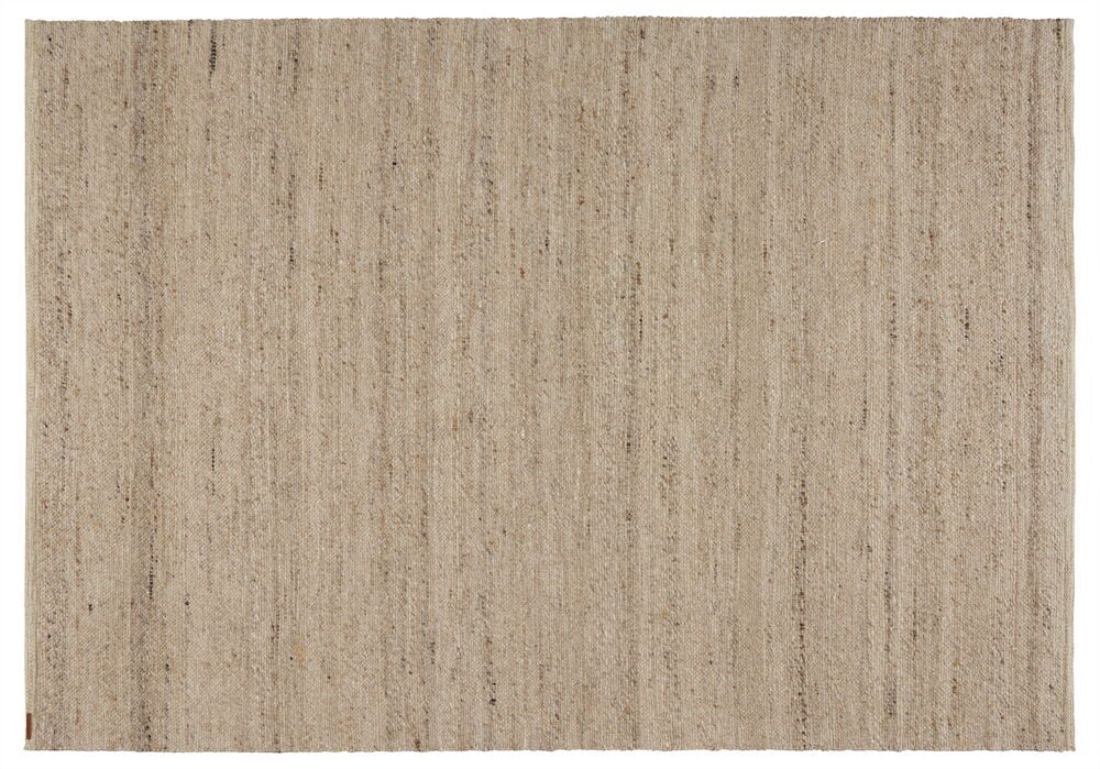 Matta i ullblandning Elsaform Asta 160x230 cm Beige 65% ull / 26% polyester / 9% övriga fibrer