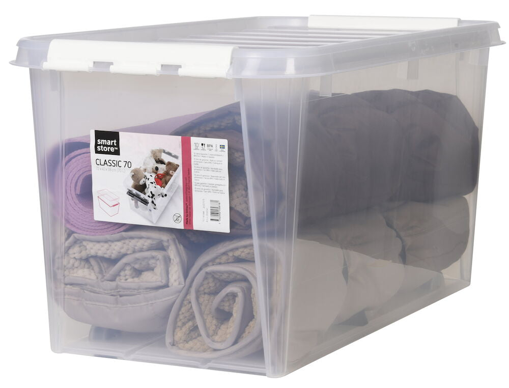 Förvaringslåda med lock Smartstore 72x40x38 cm, 70 liter Classic 70