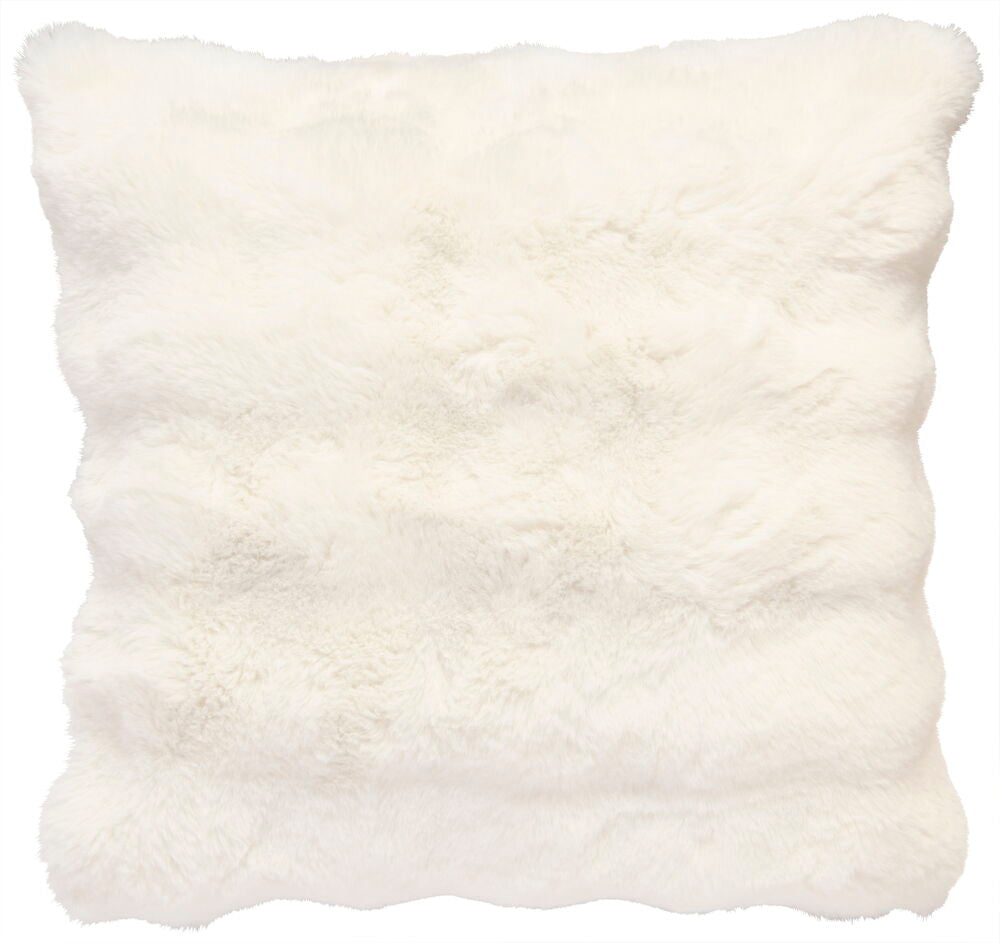 Kuddfodral Fluff Off-white Polyester Passar innerkudde 50x50 cm