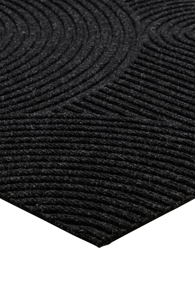 Dörrmatta Edda 60x90 cm Mörkgrå 97 % polyetylentereftalat (PET) / 21 % polypropen