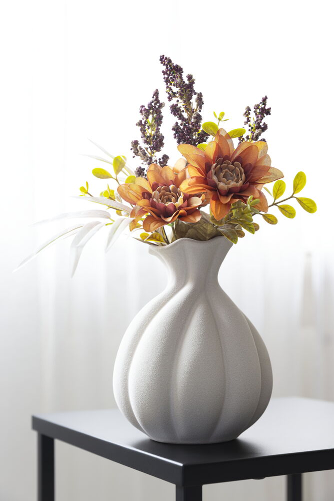 Vas Vienna 14x14x18 cm Beige Stengods