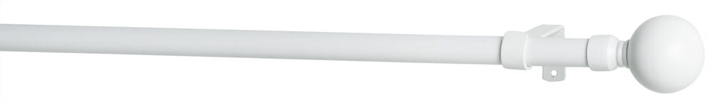 Gardinstångset Rut 180–350 cm Vit Stål