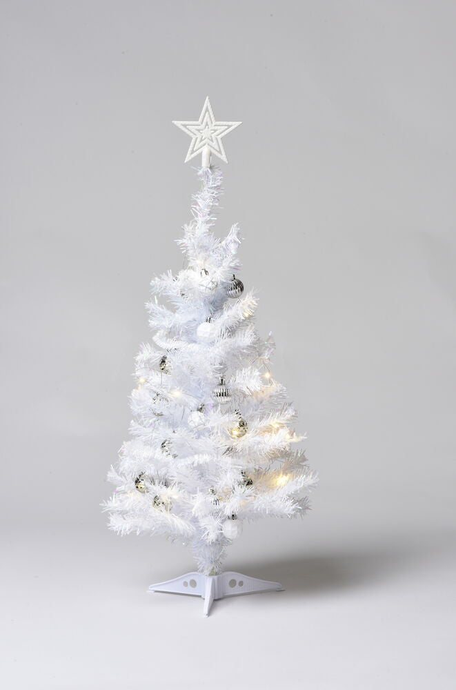 Julgran 60 cm Pärlemorvit PVC-plast