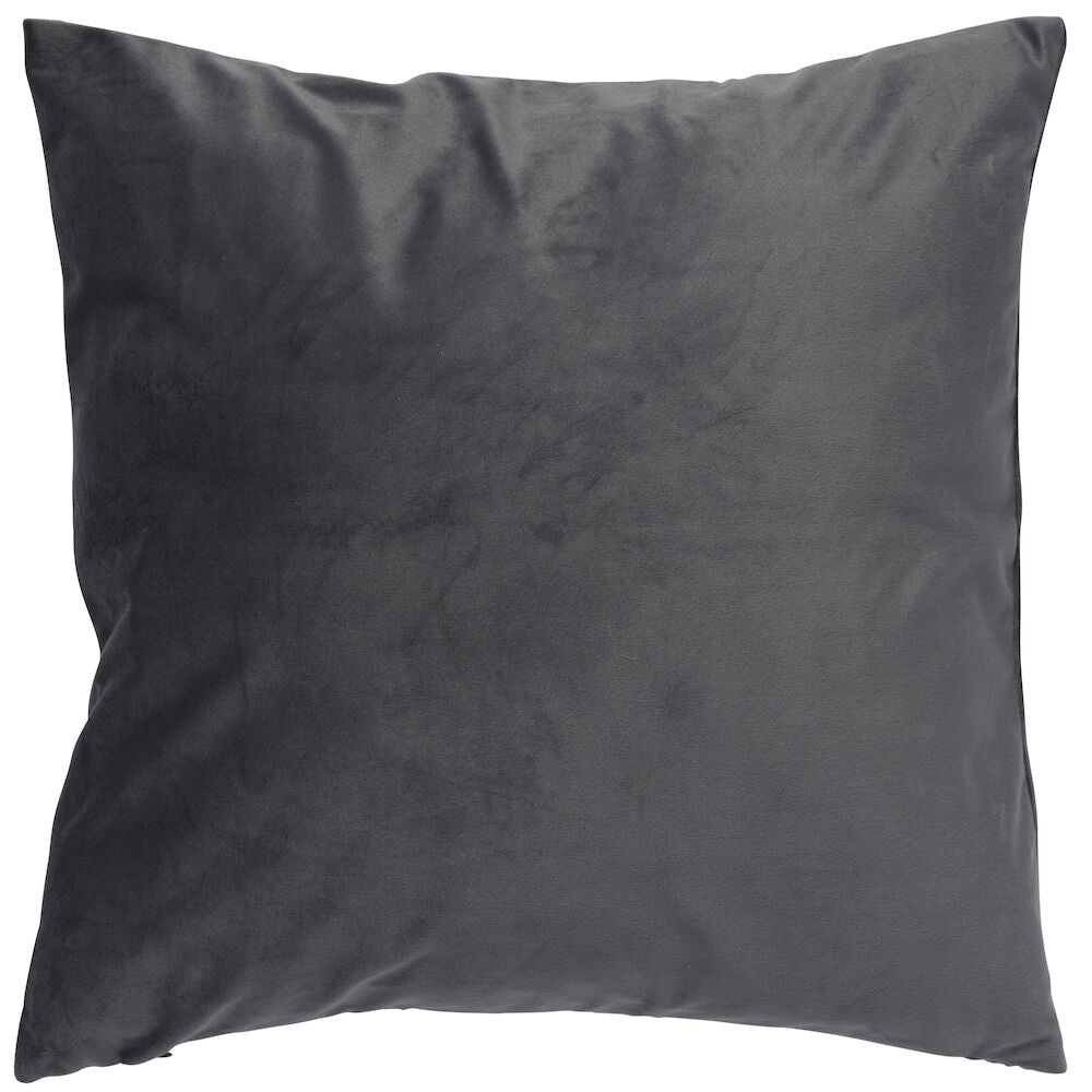 Kuddfodral Demi Granitgrå Polyestersammet Passar innerkudde 50x50 cm