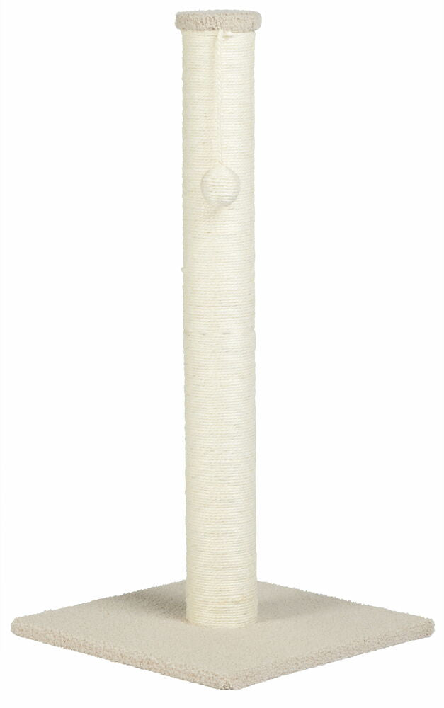 Klöspelare med boll 38,5x38,5x80 cm Off-white Sisal Stor