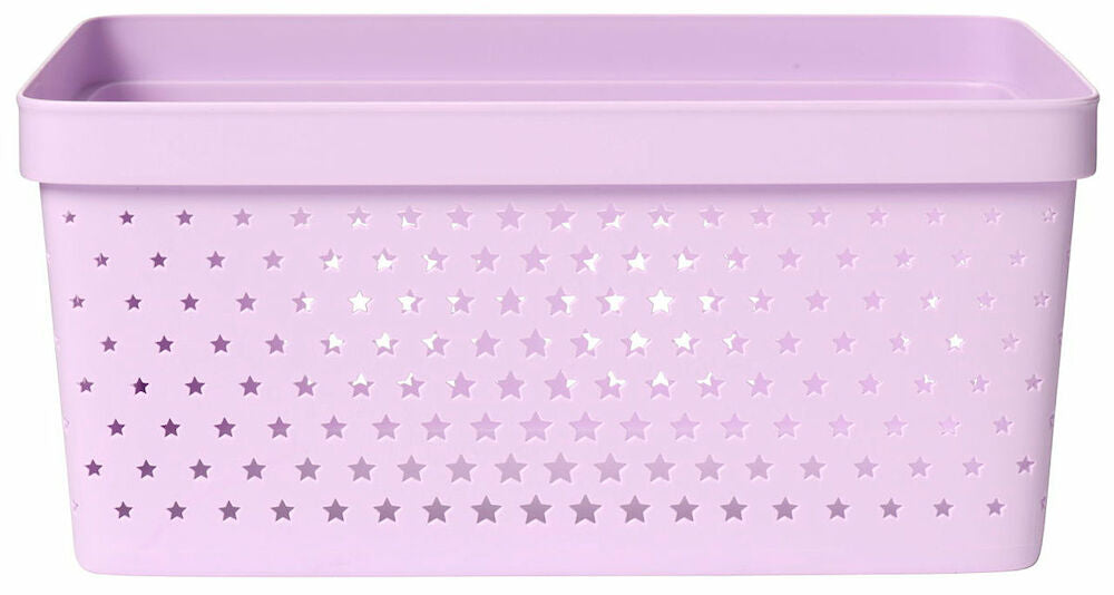 Förvaringskorg Star 35,8x27,1x16 cm 13 liter Lila Plast