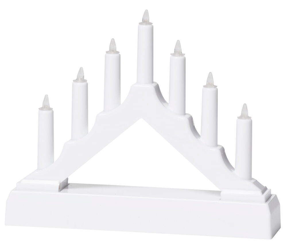 Adventsljusstake Avesta 7 lampor Batteridriven med timer
