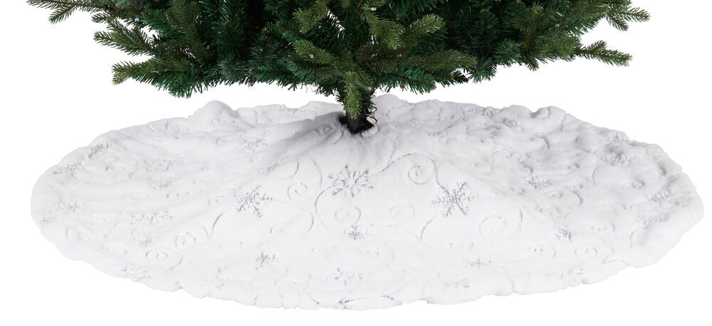 Julgranskjol Boda 110 cm Vit/Silver