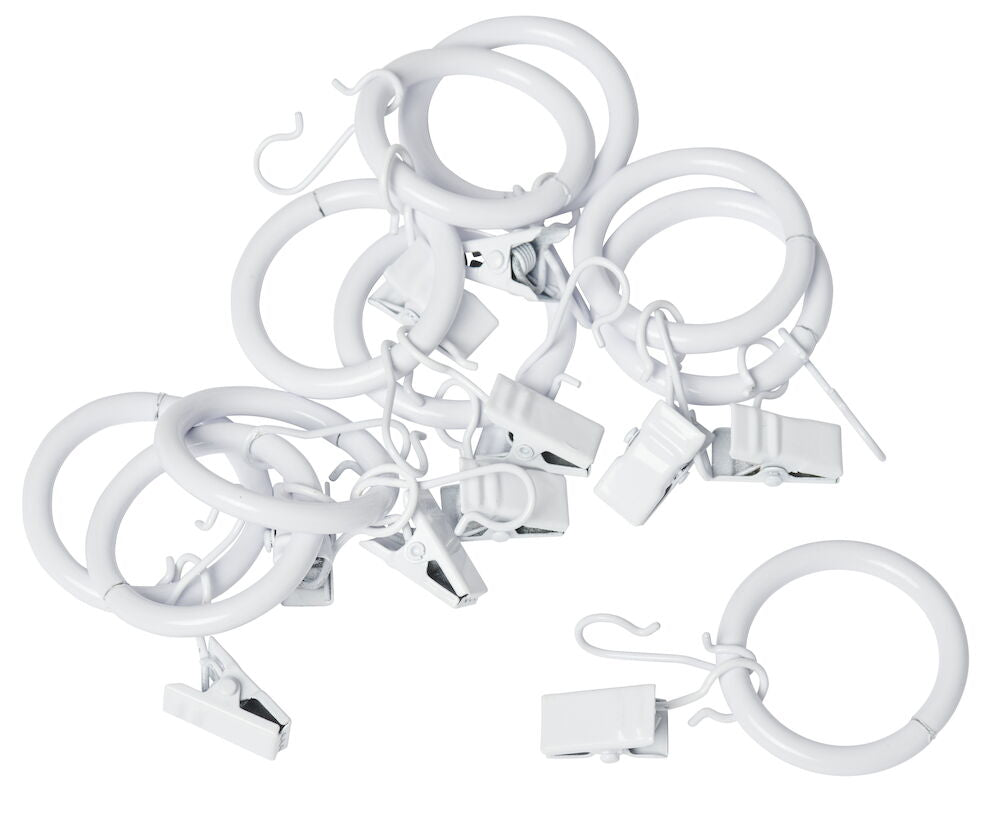 Gardinring 10 -pack Vit