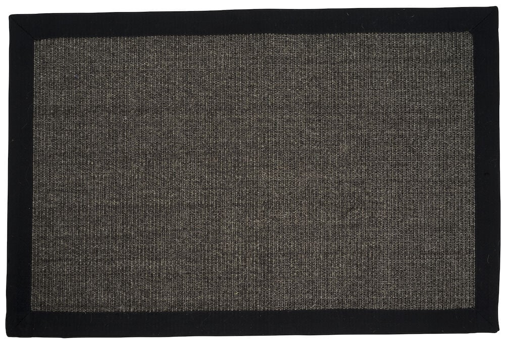 Dörrmatta Elsaform Robyn 60x90 cm Svart Sisal