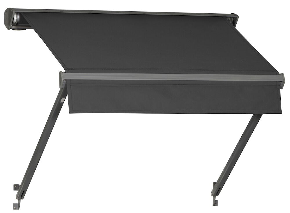 Fönstermarkis 97x70 cm Grå