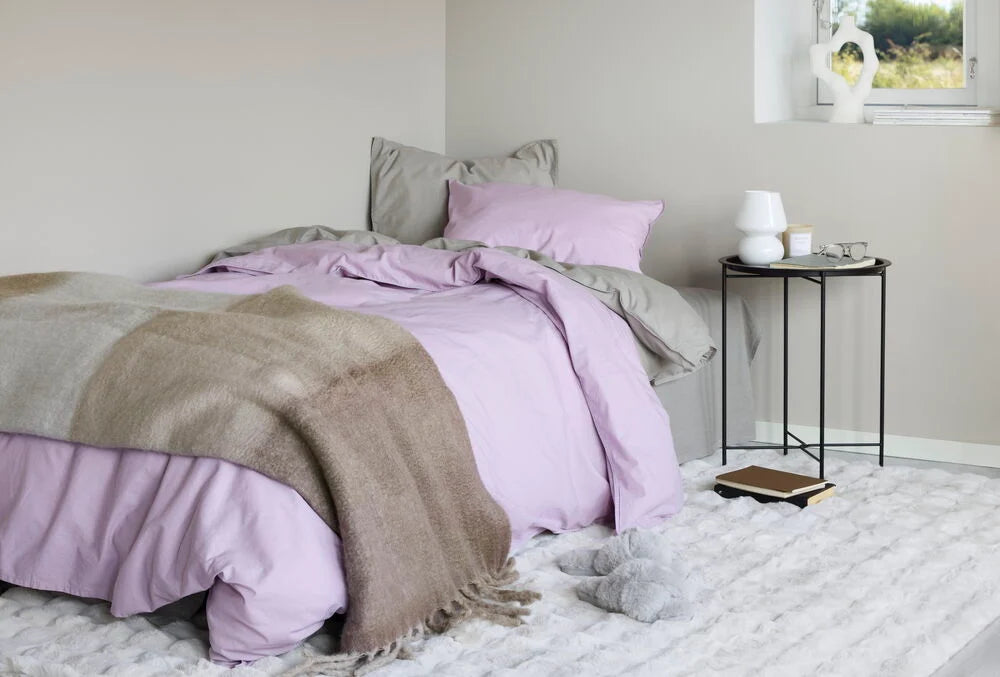 Matta Konstpäls Paula 160x230 cm Ljusbeige Polyester