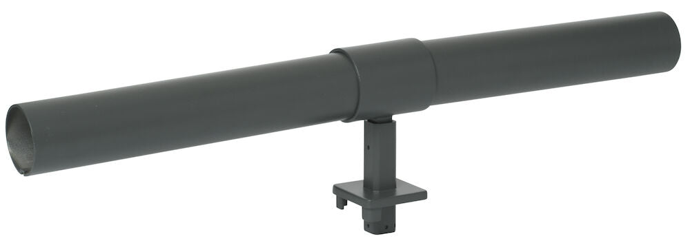 Överliggare till glasräcke 100 cm Grå Aluminium