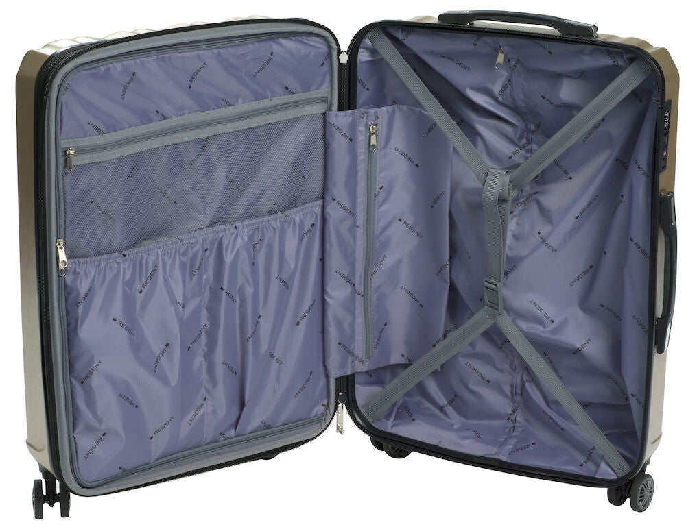 Resväska Medium Regent Premium 68,5x46x27,5 cm 3,8 kg 61-74 l Champagne ABS/PC TSA-lås