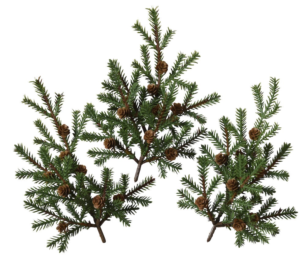 Dekorationskvistar 3 -pack