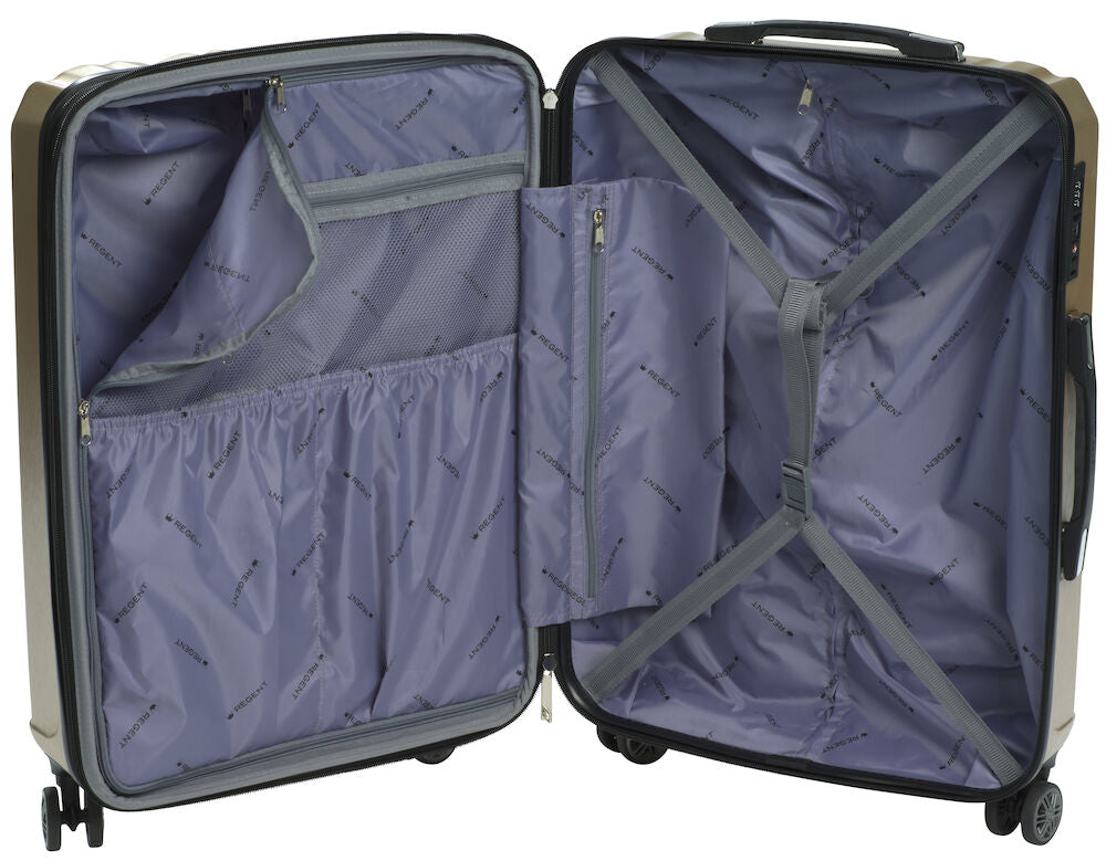 Resväska Medium Regent Premium 68,5x46x27,5 cm 3,8 kg 61-74 l Svart ABS/PC TSA-lås