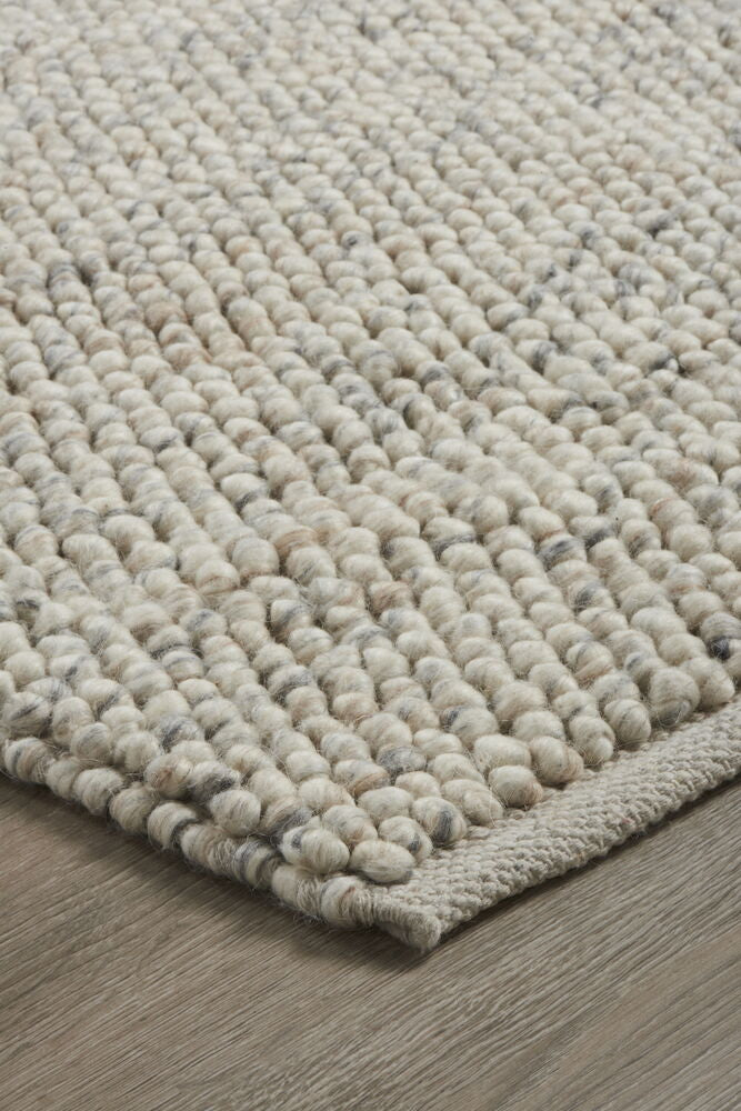 Matta i ullblandning Elsaform Annie 300x400 cm Natur 65% ull / 35% polyester