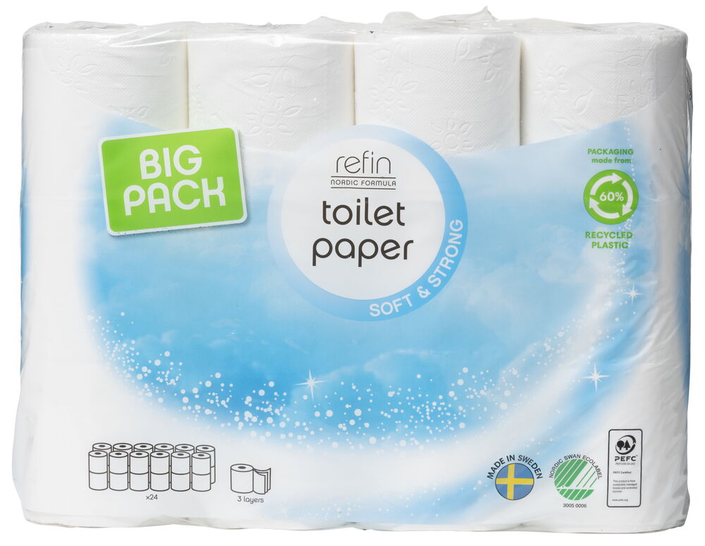 Toalettpapper Refin 24 -pack