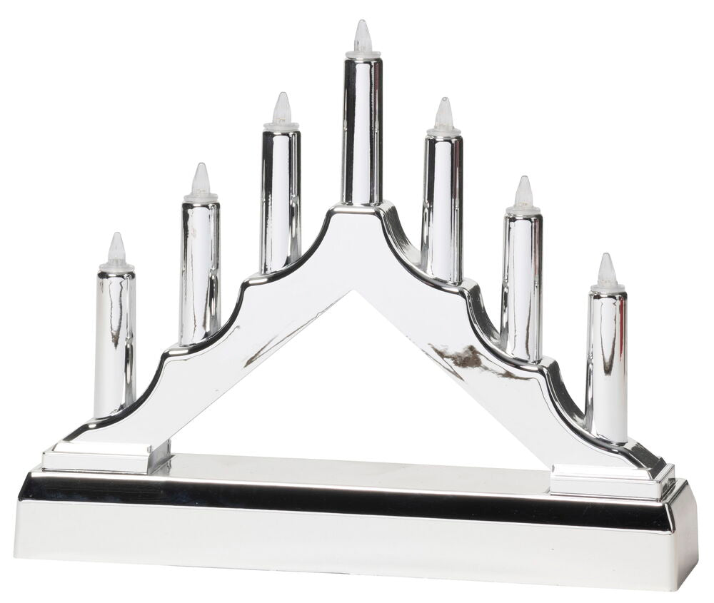 Adventsljusstake Avesta 7 lampor Batteridriven med timer