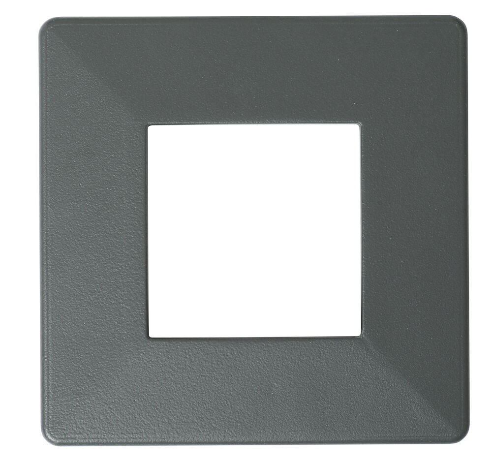 Stolpskydd 10,8x10,8 cm Grå Aluminium
