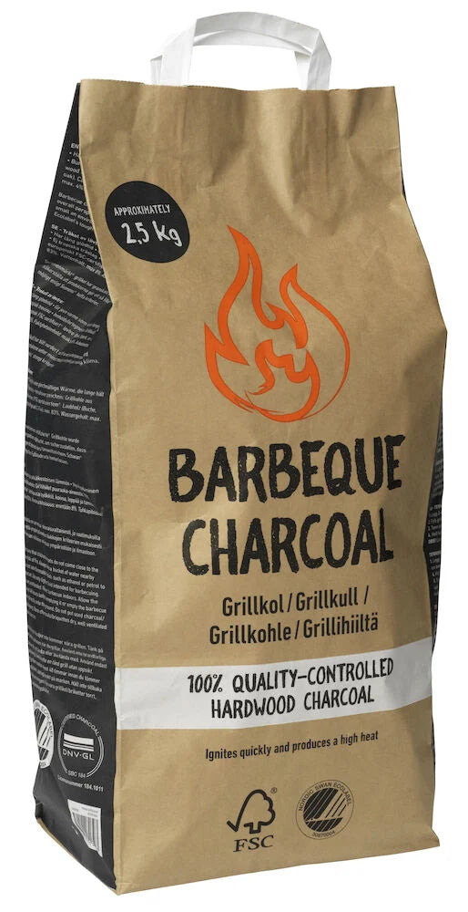 Grillkol 2,5 kg Lövträ