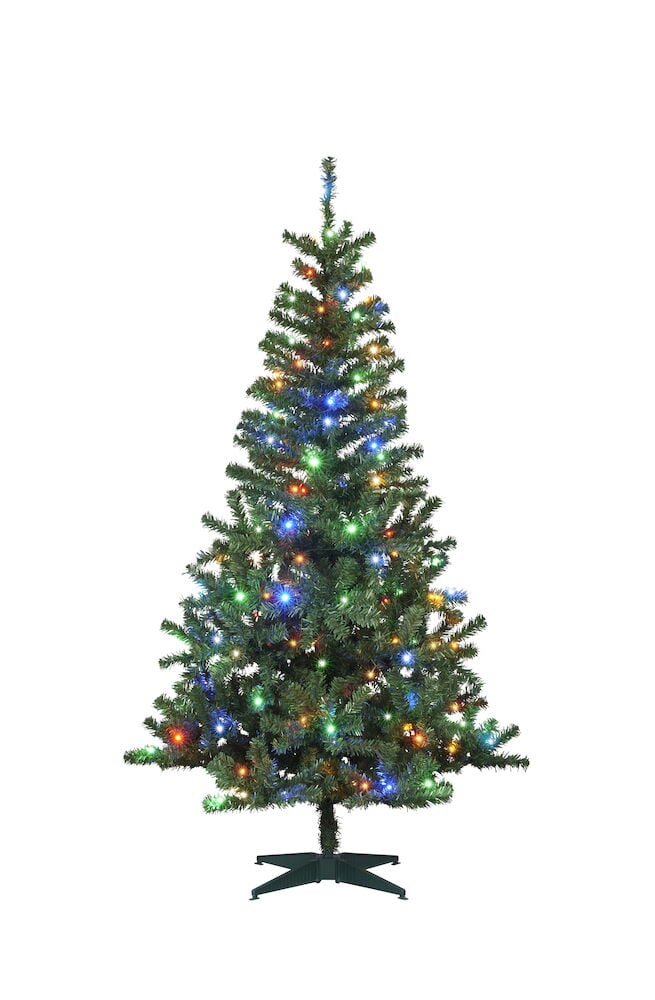 Julgran Cervina 180 cm 160 LED Multifärgad PVC-plast 160 LED