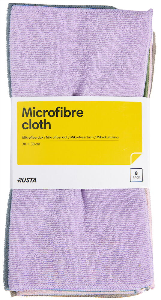 Mikrofiberduk 8 -pack Blandade färger