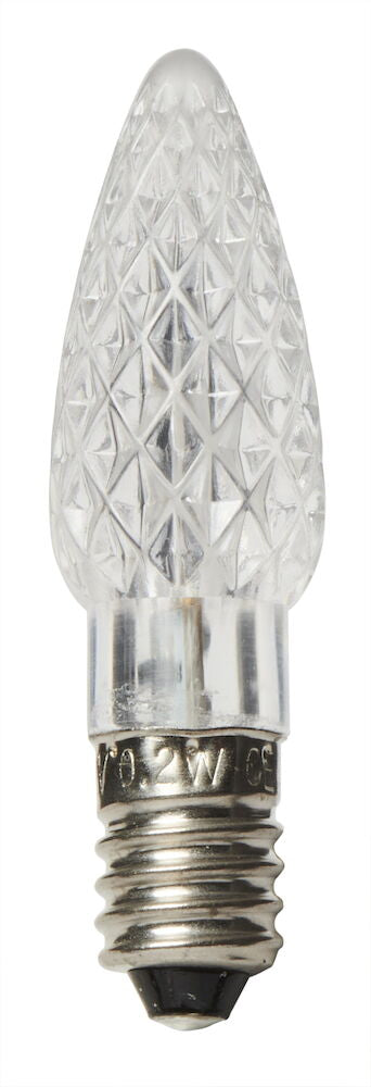Reservlampa LED Crystal 10-55V/0,2W, E10, 7 -pack